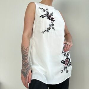Floral Embroidered Top